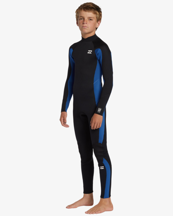 1 4/3mm Foil - Wetsuit met een Achterrits voor Jongens 8-16 Blue ABBW100143 Billabong