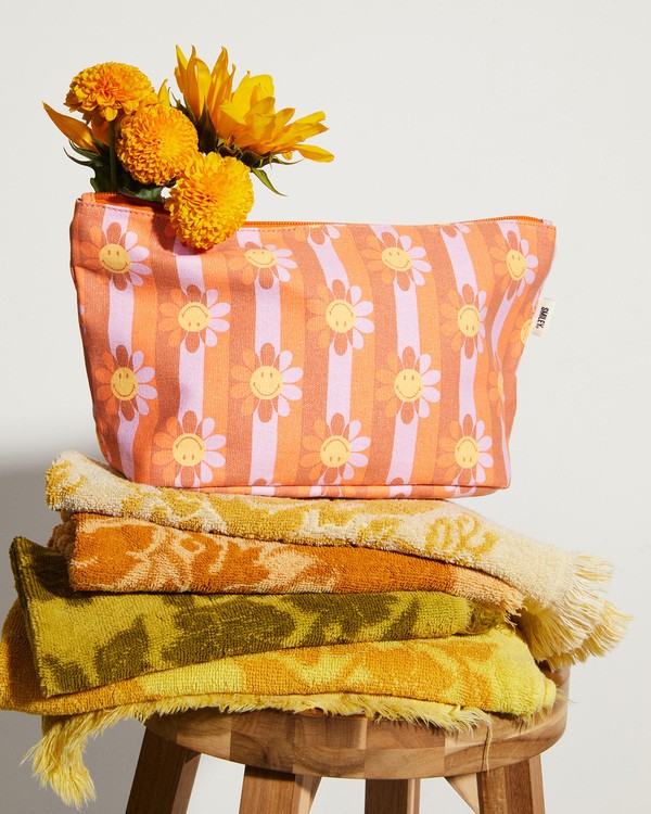 2 Billabong x Smiley Pouch - Travel Pouch Orange ABJAA00187 Billabong