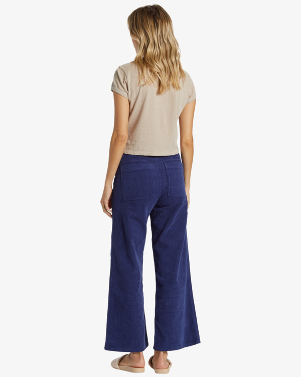 1 Be Free - Corduroy Broek voor Dames Blue ABJDP00157 Billabong