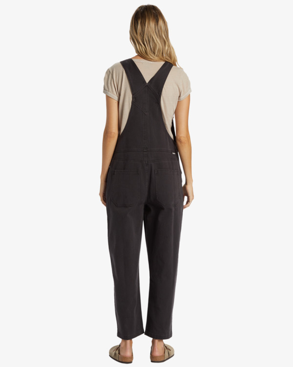 1 Sand Canyon  - Denim Overalls para Mulher Preto ABJDP00159 Billabong