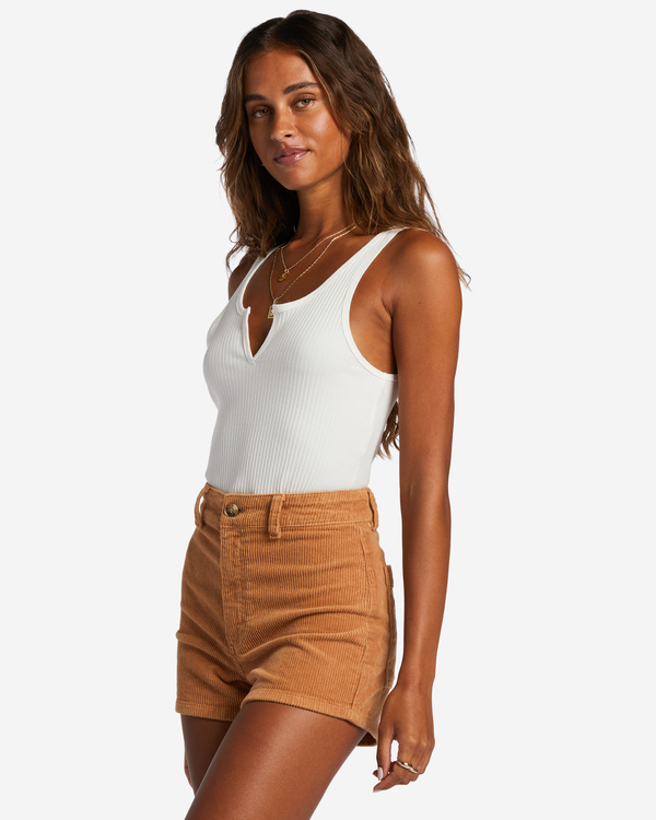 4 Free Fall - Short de Pana para Mujer Marron ABJDS00138 Billabong