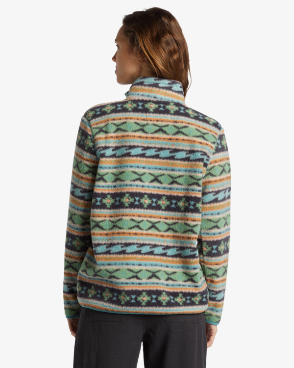 2 Boundary - Mock Neck Fleece Green ABJFT00287 Billabong