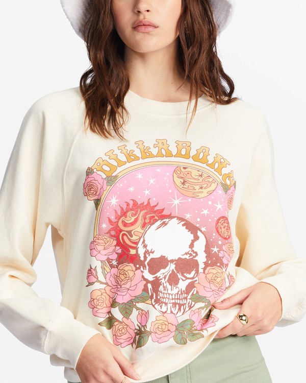 4 Here We Go - Sweatshirt for Women White ABJFT00344 Billabong