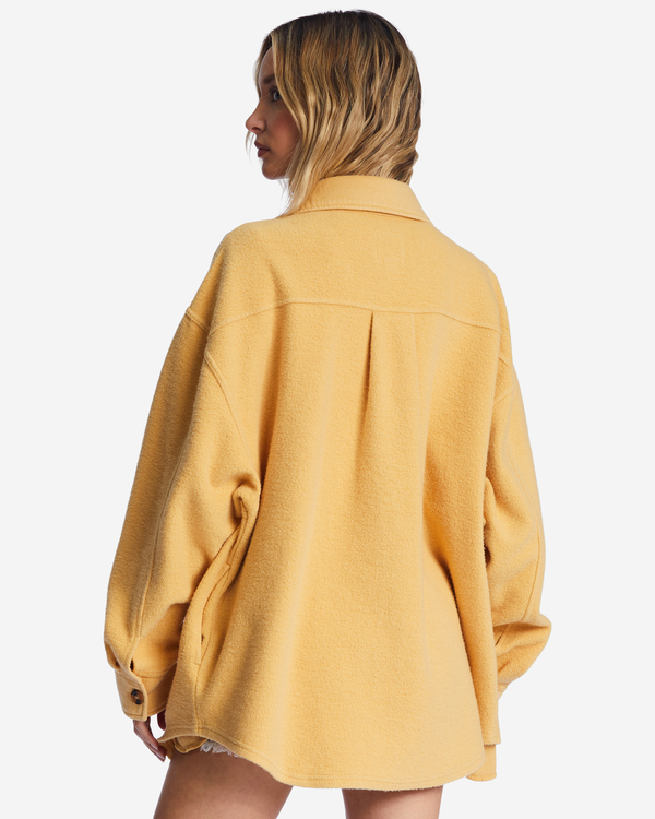 3 Any Time - Surchemise boutonnée pour Femme Jaune ABJFT00350 Billabong