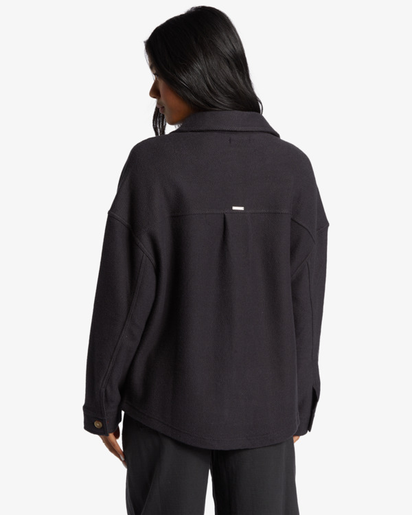 2 Everytime - Oversized Shacket voor Dames Black ABJFT00457 Billabong