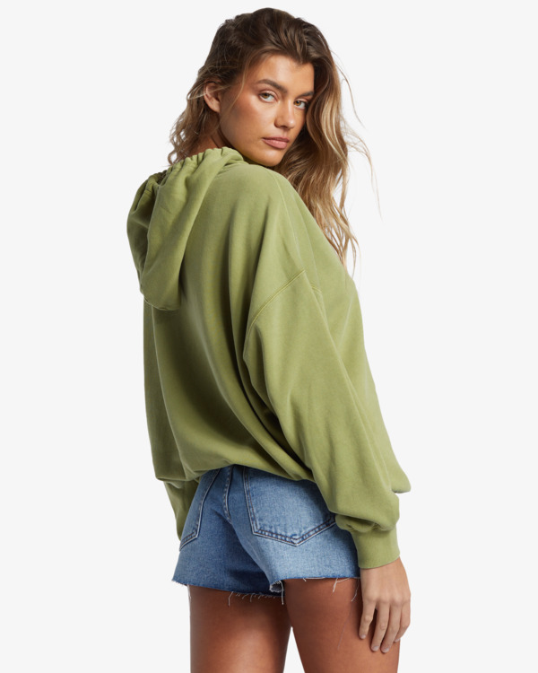 2 So Classic - Sweat à capuche pour Femme Vert ABJFT00460 Billabong