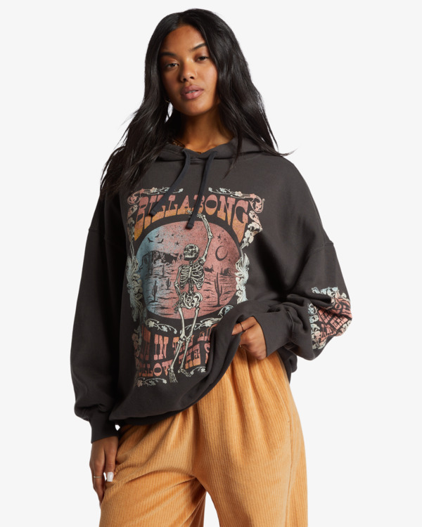 0 Rhythm - Sudadera con capucha para Mujer Negro ABJFT00484 Billabong