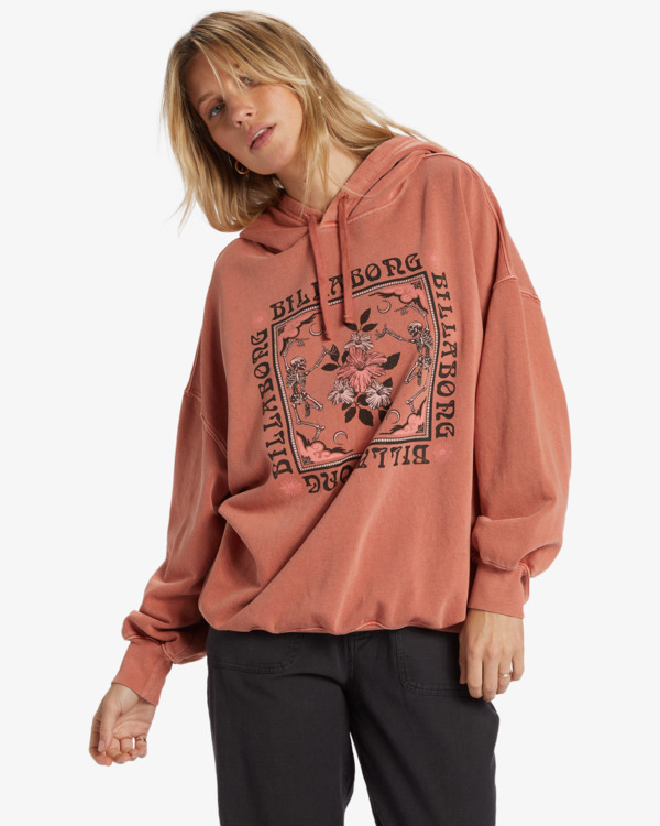 0 Rhythm - Sweat à capuche pour Femme Rose ABJFT00484 Billabong