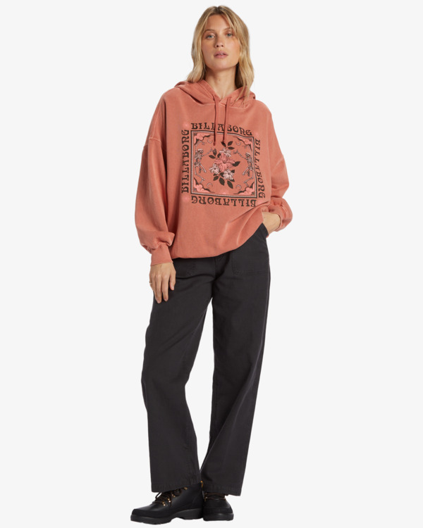 1 Rhythm - Sweat à capuche pour Femme Rose ABJFT00484 Billabong