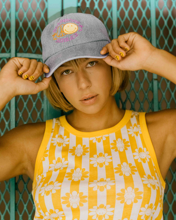 0 Billabong x Smiley - Casquette r&eacute;glable pour Femme Vert ABJHA00224 Billabong