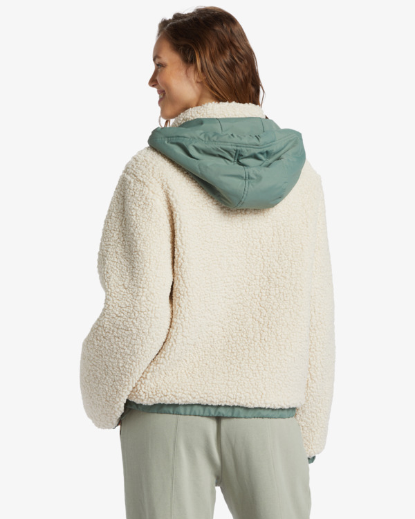 2 Northern Shore - Chaqueta con Capucha para Mujer Blanco ABJJK00198 Billabong