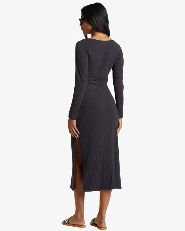 1 Second Look - Robe midi pour Femme Noir ABJKD00239 Billabong