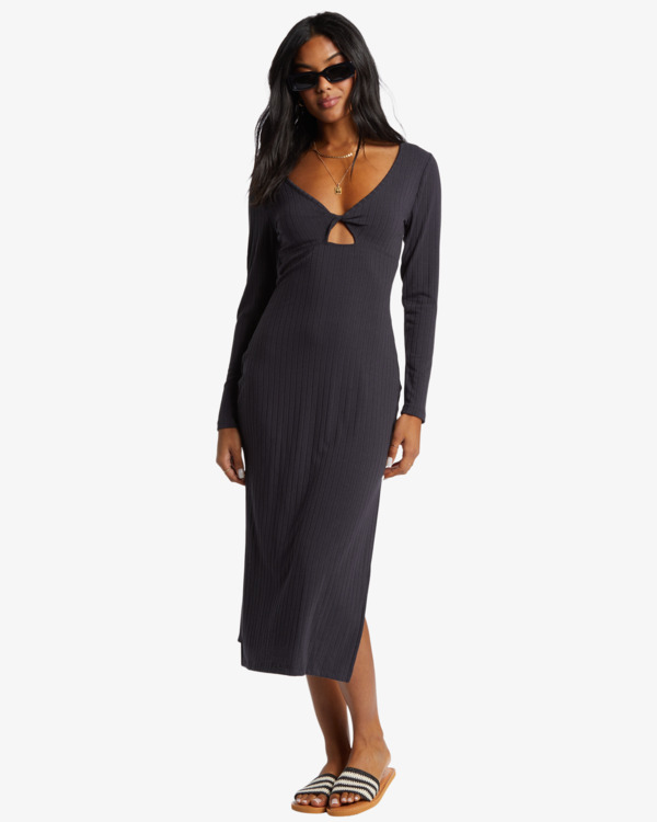 0 Second Look - Robe midi pour Femme Noir ABJKD00239 Billabong