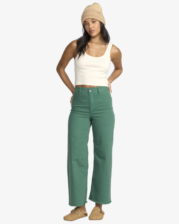 1 Free Fall - Pantalon ample pour Femme Vert ABJNP00126 Billabong