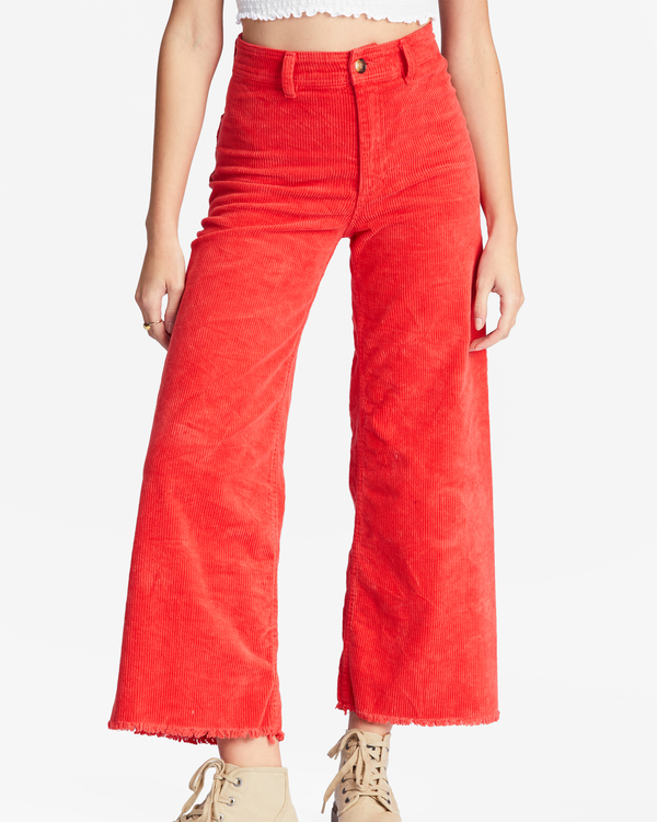 3 Free Fall Cord - Wide Leg Trousers for Women  ABJNP00149 Billabong