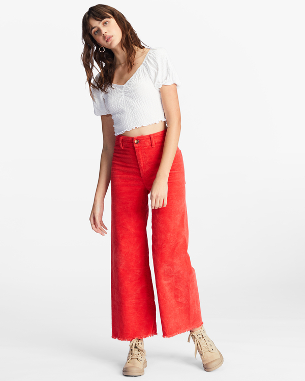 0 Free Fall Cord - Wide Leg Trousers for Women  ABJNP00149 Billabong