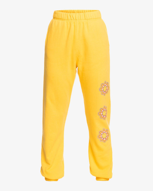 3 Billabong x Smiley Happy Saturday - Joggers for Women Yellow ABJNP00343 Billabong