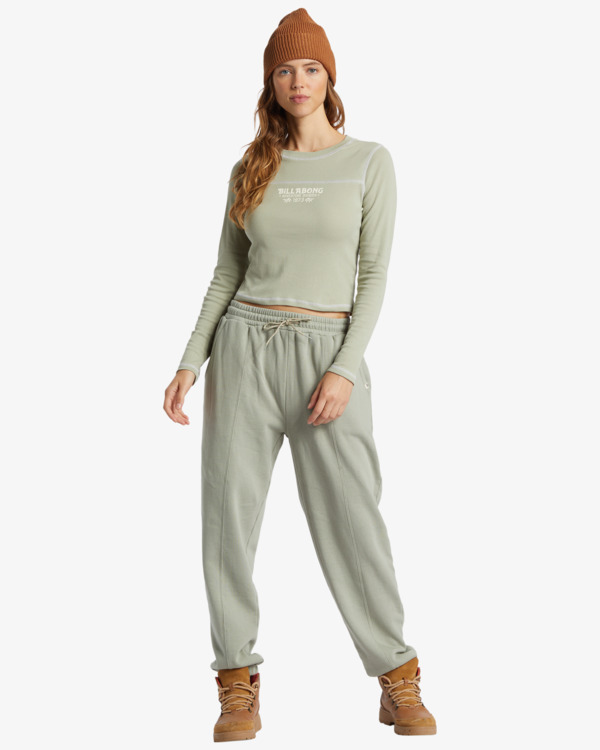 0 Hike Date  - Pantalón de cintura elástica para Mujer Verde ABJNP00456 Billabong