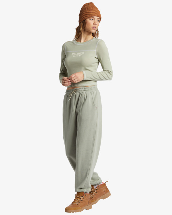 2 Hike Date  - Pantalón de cintura elástica para Mujer Verde ABJNP00456 Billabong