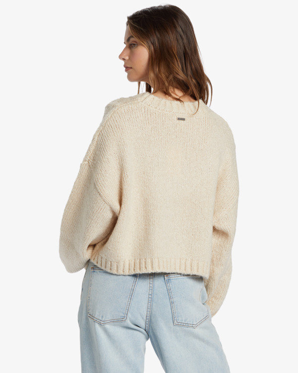 2 Modern Love - Sweater für Frauen Beige ABJSW00301 Billabong