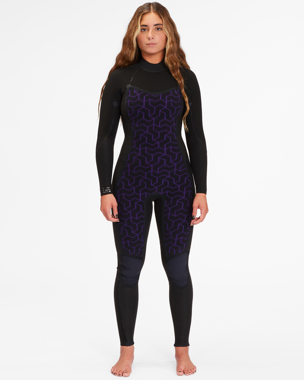 4 3/2mm Synergy 2022 - Traje de Surf con Cremallera en la Espalda para Mujer Negro ABJW100132 Billabong