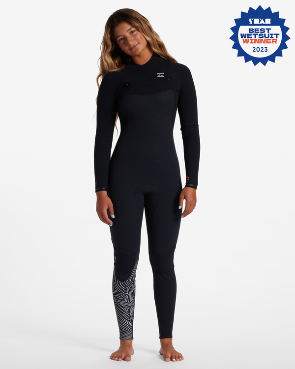 0 3/2mm Furnace Comp - Combinaison de surf zip poitrine pour Femme  ABJW100146 Billabong