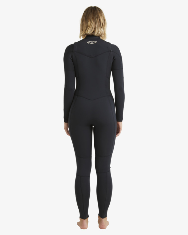 2 4/3mm Salty Dayz Natural  - Chest Zip Wetsuit for Women Black ABJW100196 Billabong