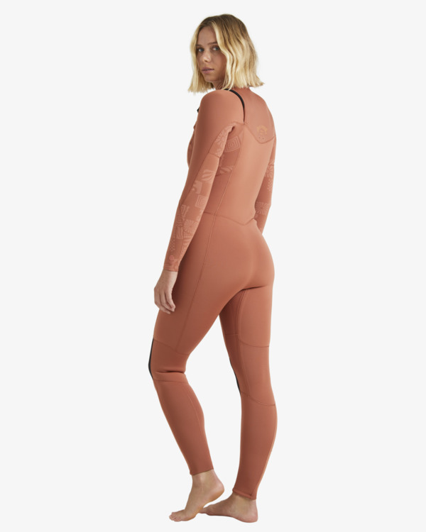 1 4/3mm Synergy Natural - Wetsuit met GBS en een Borstrits voor Dames Brown ABJW100209 Billabong