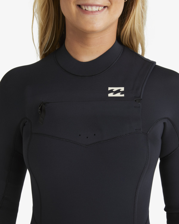 3 4/3mm Synergy Natural   - Chest Zip GBS Wetsuit for Women Black ABJW100209 Billabong