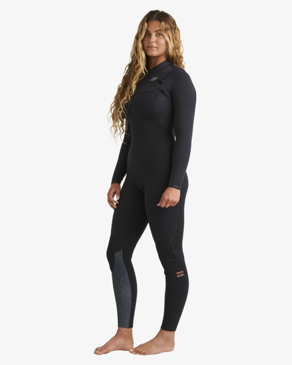 14 3/2mm Furnace Natural - Chest Zip Wetsuit for Women Black ABJW100223 Billabong