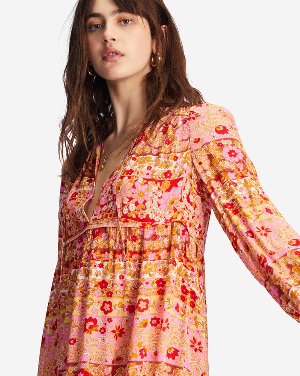 4 Hearts Desire - Langarm-Minikleid für Frauen  ABJWD00507 Billabong