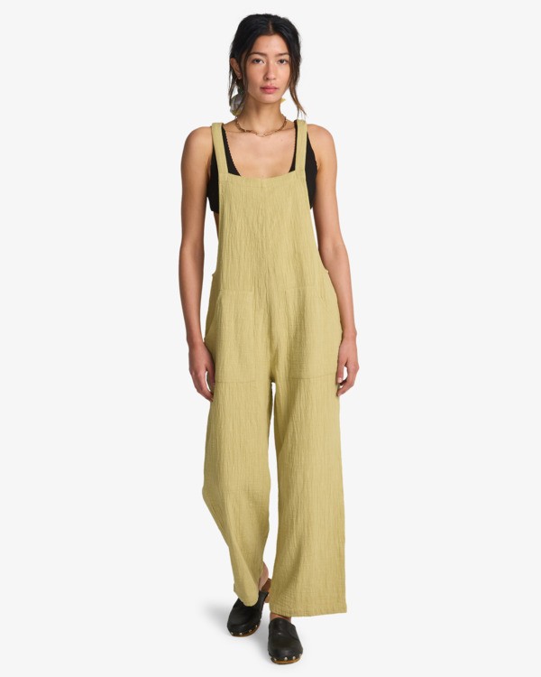0 Pacific Time - Strappy Jumpsuit voor Dames Green ABJWD00686 Billabong