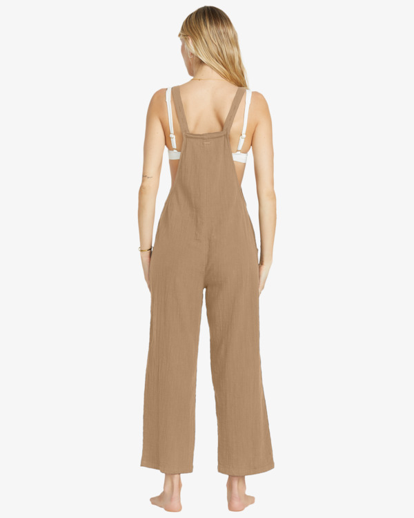 2 Pacific Time - Träger-Jumpsuit für Frauen Beige ABJWD00686 Billabong