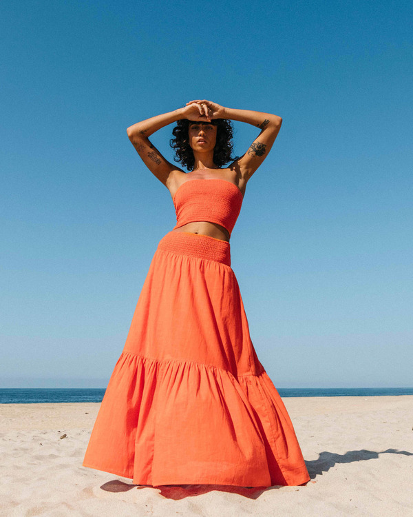 In The Palms Maxi Skirt For Women Billabong