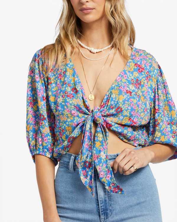 4 As You Wish - Tie Front Top for Women  ABJWT00424 Billabong