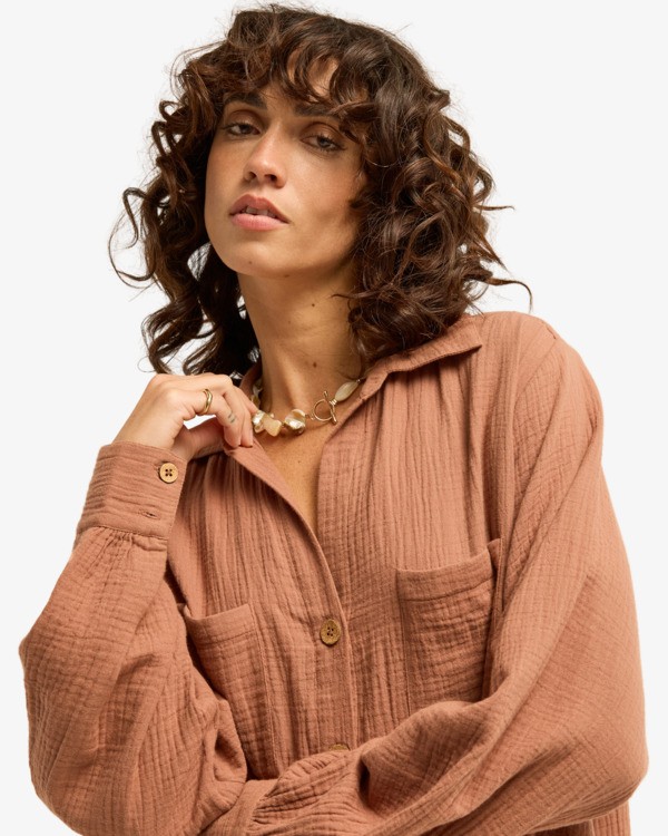 4 Swell Blouse Brown ABJWT00487 Billabong