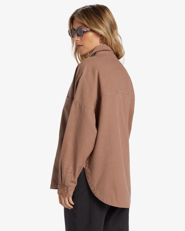 2 Stoked On You - Long Sleeves Shirt for Women Brown ABJWT00495 Billabong