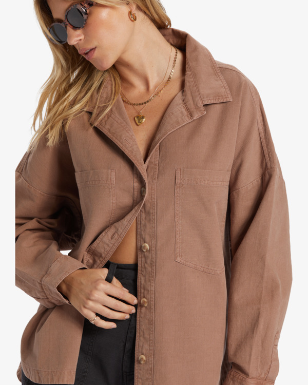 4 Stoked On You - Long Sleeves Shirt for Women Brown ABJWT00495 Billabong