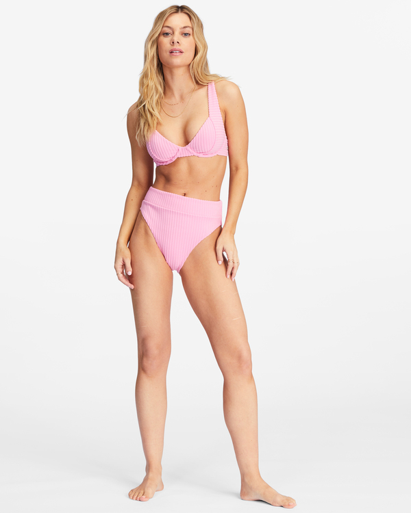 1 In The Loop Rise - Bikinibroekje met minibedekking voor Dames Pink ABJX400679 Billabong