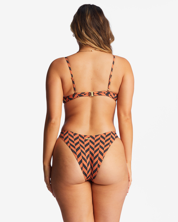 2 Cross Step Hike - Braguita de Bikini para Mujer Rojo ABJX400713 Billabong