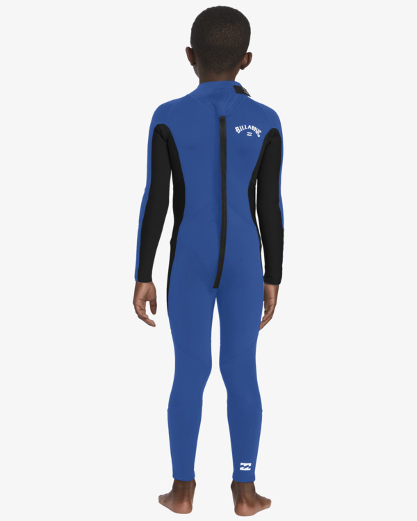 2 4/3mm Toddler Foil  - Back Zip Wetsuit for Toddlers Blue ABTW100108 Billabong