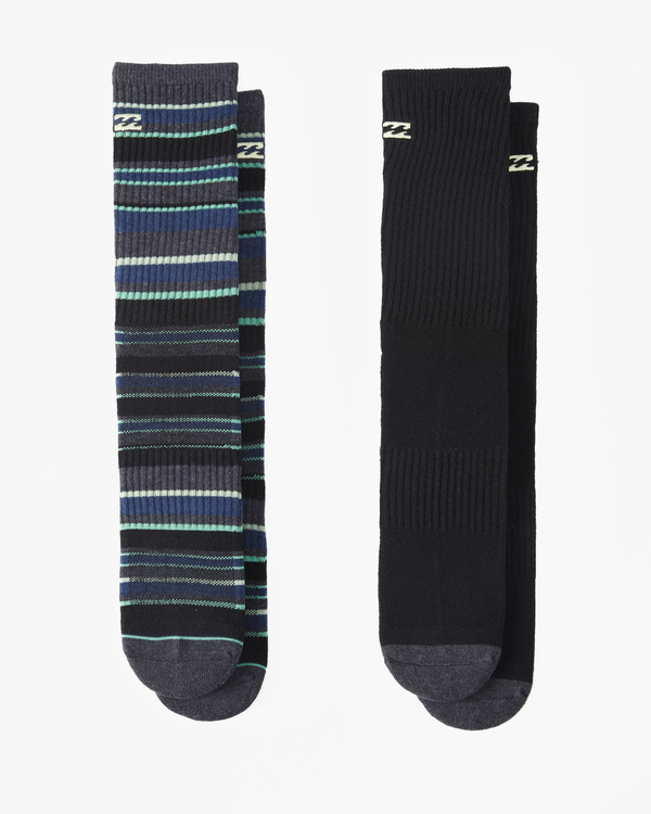 0 2PK A-DIV RANDOM FEED STRP Black ABYAA00234 Billabong