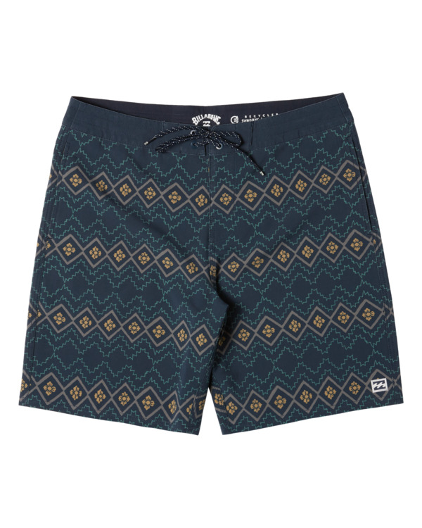 0 Good Times - 17,5“ Lo Tide Boardshorts für Männer Blau ABYBS00489 Billabong