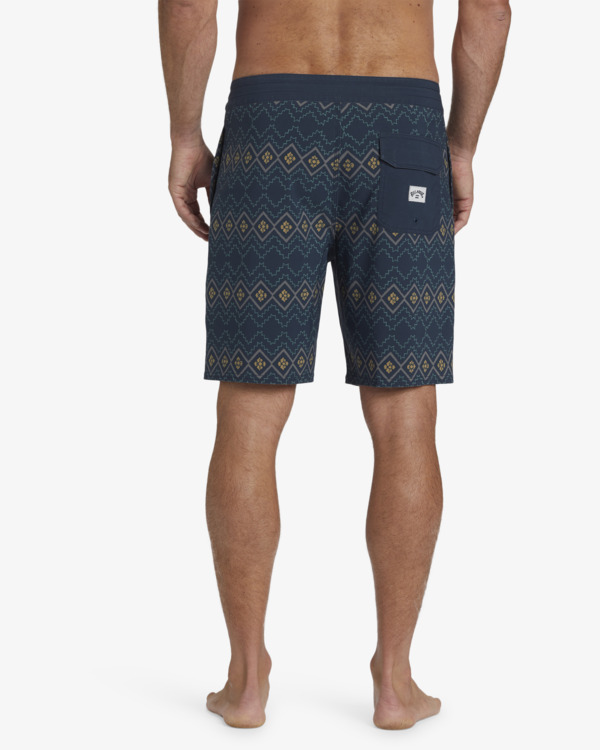 4 Good Times - 17,5“ Lo Tide Boardshorts für Männer Blau ABYBS00489 Billabong