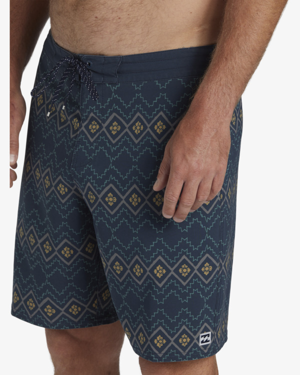 7 Good Times - 17,5“ Lo Tide Boardshorts für Männer Blau ABYBS00489 Billabong