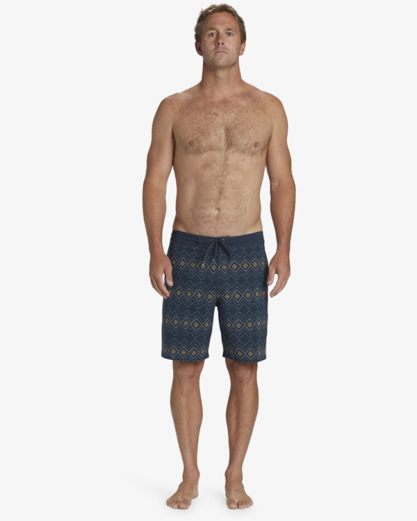 3 Good Times - 17,5“ Lo Tide Boardshorts für Männer Blau ABYBS00489 Billabong