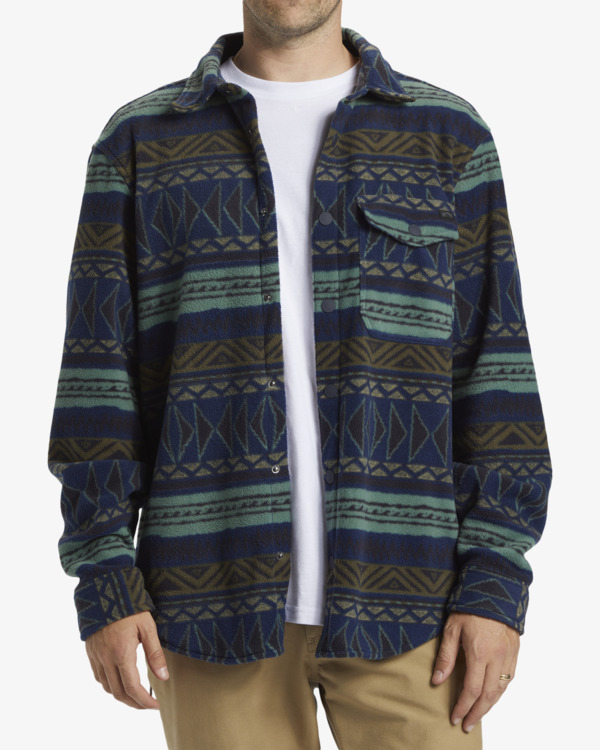 1 Furnace Flannel - Camisa-chaqueta polar para Hombre Azul ABYFT00101 Billabong