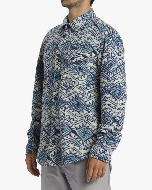 3 Furnace Flannel - Sobrecamisa de velo para Homem Azul ABYFT00101 Billabong