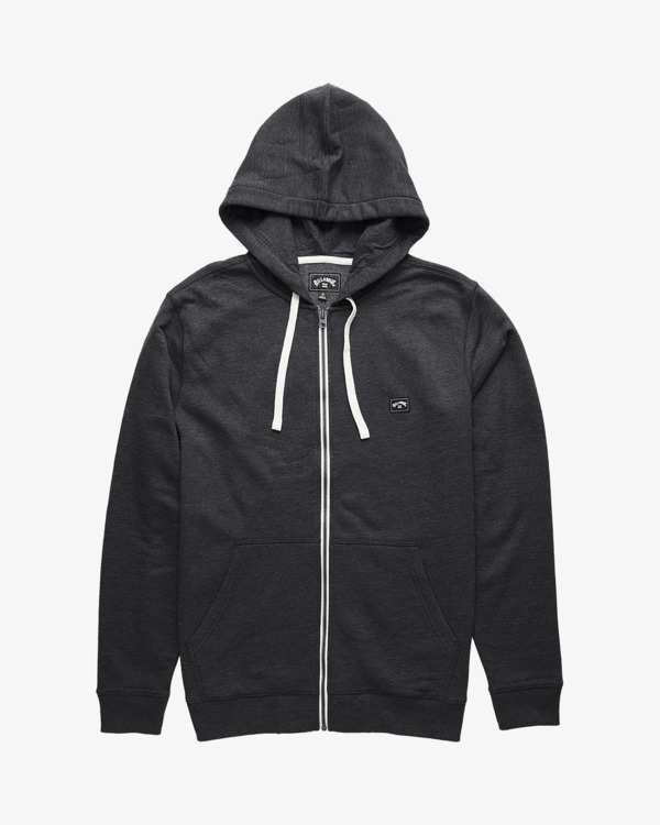 0 Classic - Zip-Up Hoodie for Men Negro ABYFT00119 Billabong