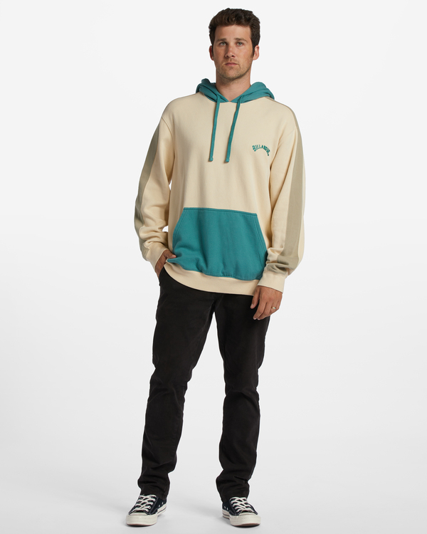 1 Wave Washed Blocked - Hooded Fleece for Men  ABYFT00343 Billabong